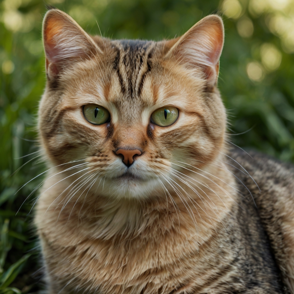Close-up de um gato doméstico bonito olhando para a câmera.